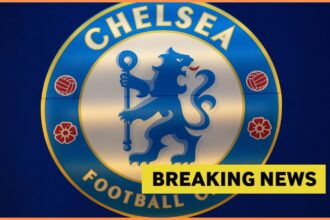 Chelsea FC badge and yellow