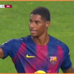 Video: Man United lender Marcus Rashford scores first Barcelona goal