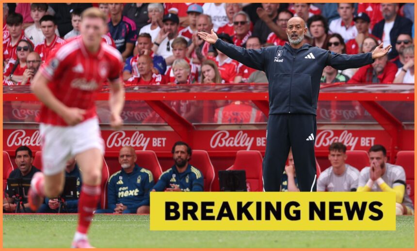 Nottingham Forest manager Nuno Espirito Santo