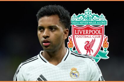 Rodrygo Goes of Real Madrid has been linked with Liverpool
