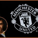 Manchester United logo and Fabrizio Romano