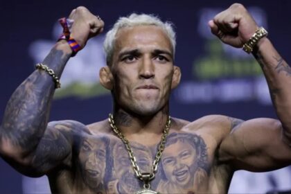 Charles Oliveira 'Too heavy' to fight Justin Gaethje in rematch clash at UFC 313 next weekend