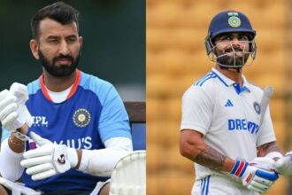 Cheteshwar Pujara Virat Kohli