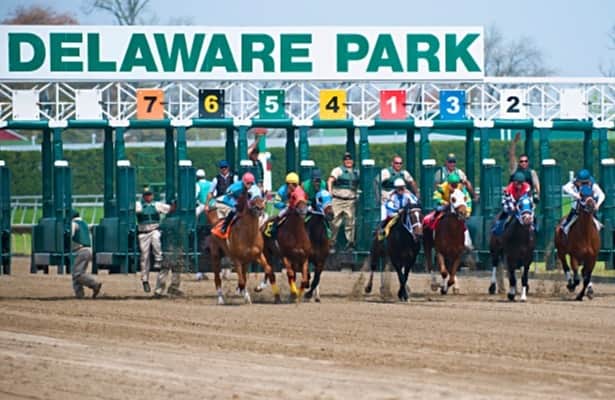 Delaware Park will cancel later in Thursday's race due to rain