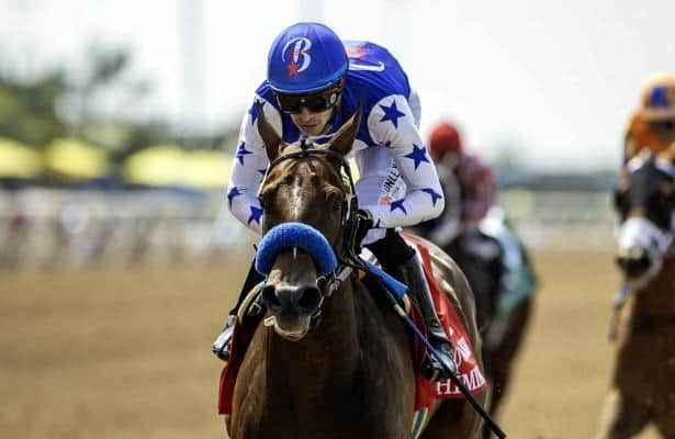 Himika wins at Baffert, Hernández of Sorrento