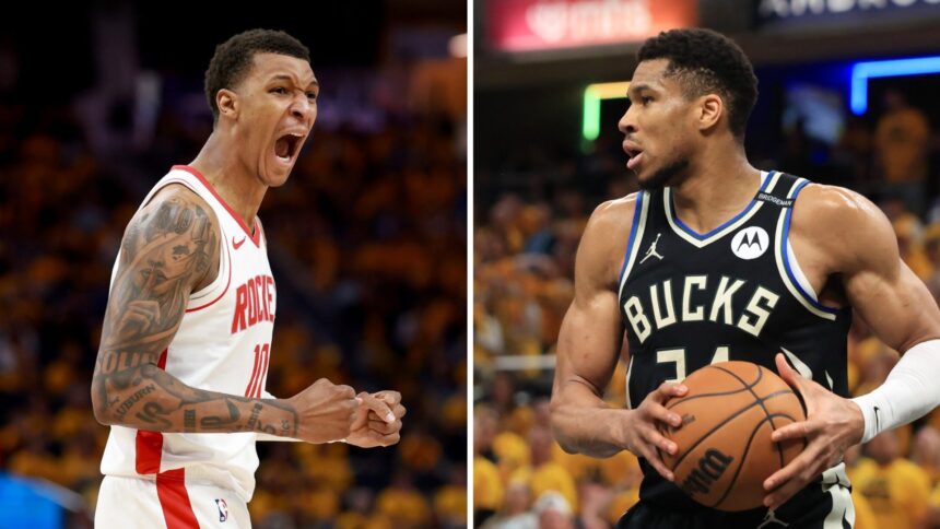 Jabari Smith Jr reveals that he is precisely distinguishing Giannis Antetokounmpo from other NBA superstars.