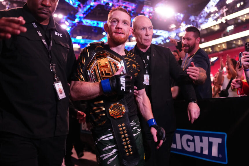 Jack Della Maddalena leaves with UFC title