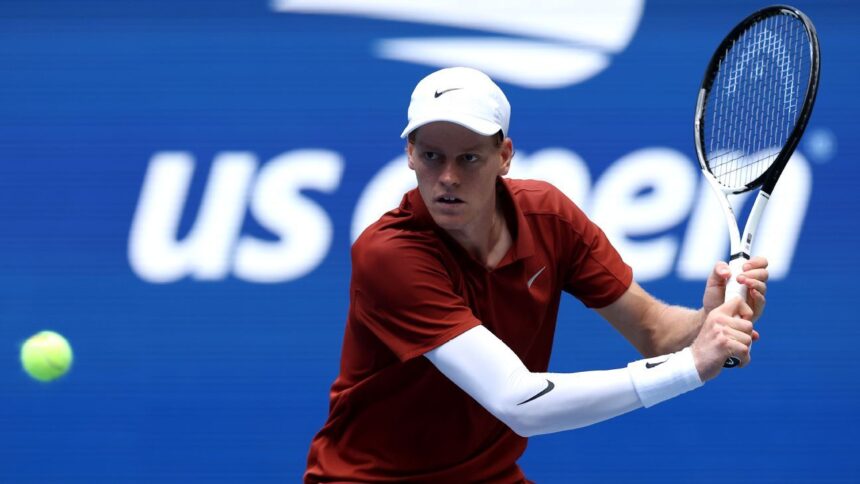 Jannik Sinner drops four games in the first round.