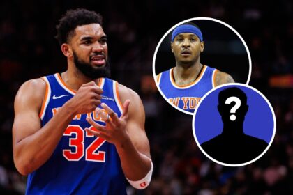 Karl-Anthony Towns says his Knicks teammates are always "finished work" like Carmelo Anthony.