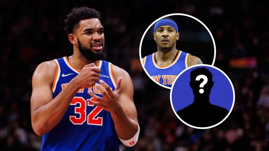 Karl-Anthony Towns says his Knicks teammates are always "finished work" like Carmelo Anthony.