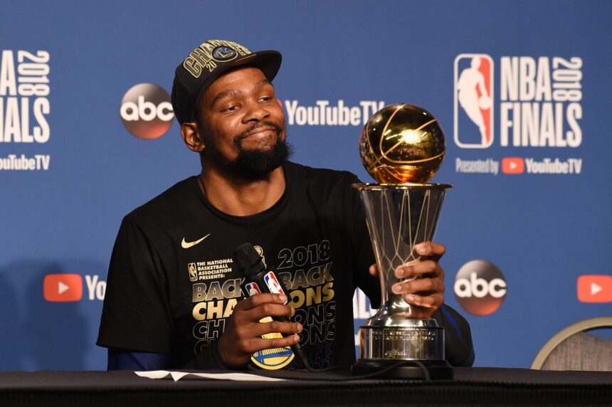 Kevin Durant "accidentally" won two NBA Finals MVPS.