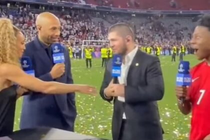 Khabib Nurmagomedov Refusing to Shake Female Reporters Hand — iShowSpeed To Blame