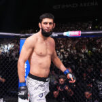 Khamzat Chimaev enters UFC Octagon