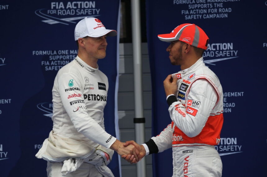 Lewis Hamilton said he missed a Michael Schumacher-style trick on the Ferrari Switch
