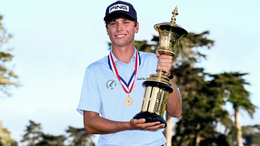 Mason Howell (18) wins us an amateur. Youngest champion since 2009