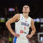 Miami Heatstar Nicola Jovic has been working on the Lukadon Chic Out Shane in front of his three-time MVP teammate and Elix Puerstra.