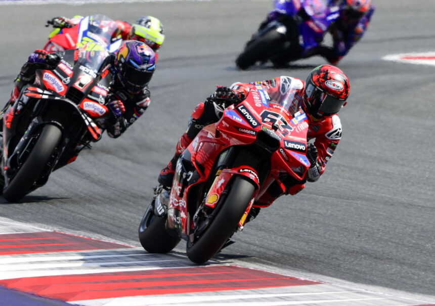 Michelin reveals the initial results of Francesco Bagnaia's tire survey
