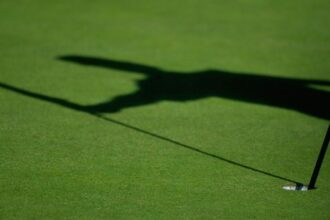 Morgan from the US Senior Women's Open. Sorenstam fade