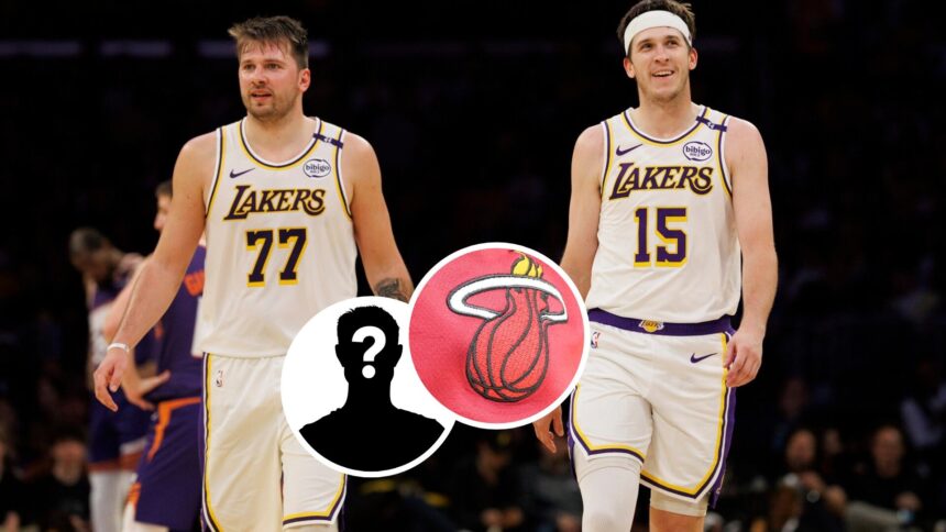 NBA mock trade with the Miami Heat adds the perfect wing defender to the La Lakers next to Lukadon Sic in Austin Reeves