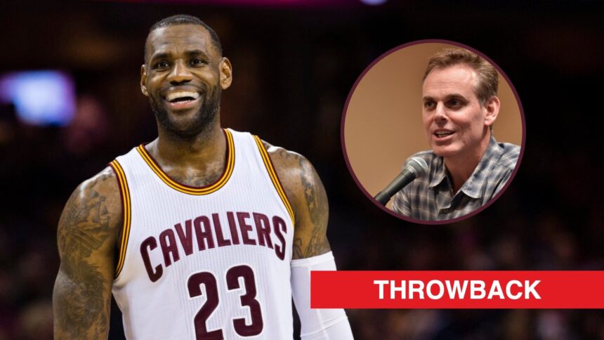 Nine years ago, Colin Cowhard's main "non-shocking" LeBron James was flat, "It's over at the time..."