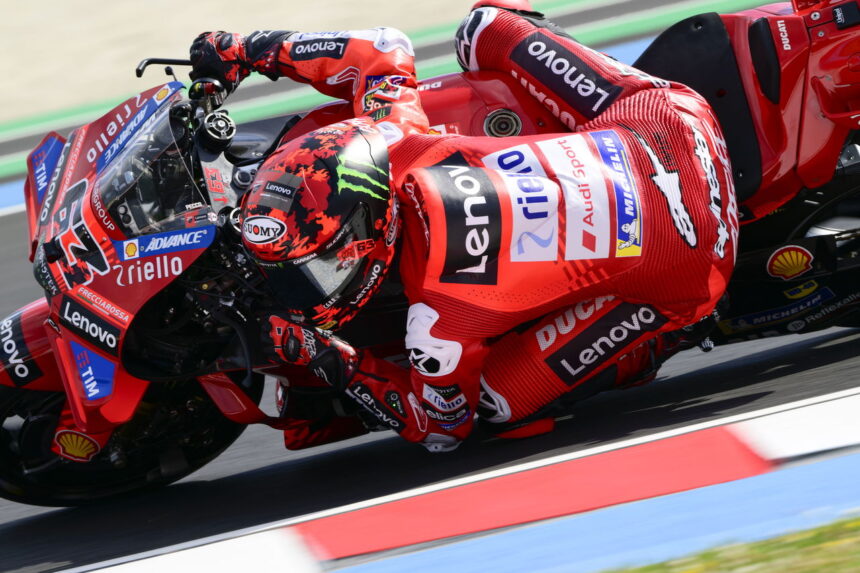 Pecco Bagnaia after his furious reaction: "They were arguing about the line."
