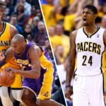 Playing Kobe Bryant in his final NBA season will lead to Paul George saying, "I'm with him tonight."