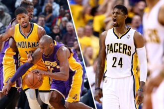 Playing Kobe Bryant in his final NBA season will lead to Paul George saying, "I'm with him tonight."