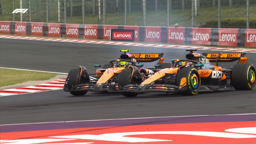 Rand Norris and Oscar Piastri narrowly avoid conflicts between Hungarian GP practices