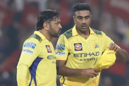 Ravichandran Ashwin And MS Dhoni