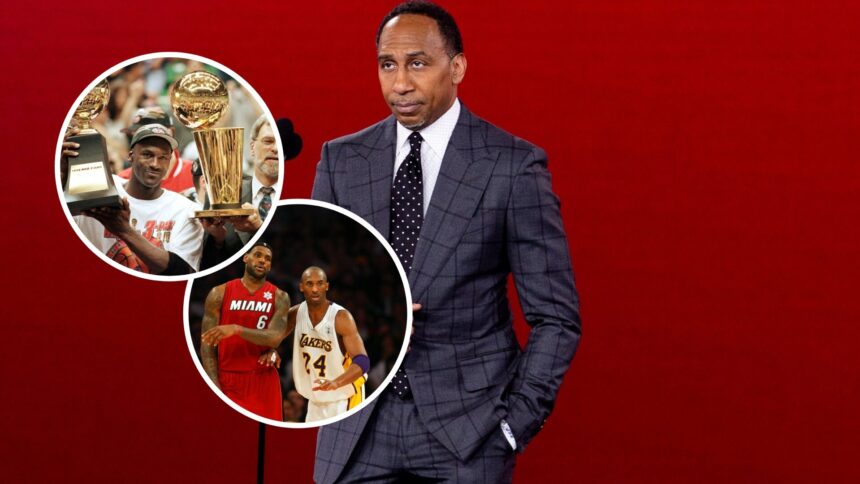 Stephen A. Smith explains why Kobe Bryant and LeBron James never eclipse Michael Jordan in the history rankings