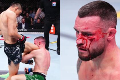 Taiyilake Nueraji Scores Controversial First-Round TKO Over Kiefer Crosbie - UFC Shanghai Highlights