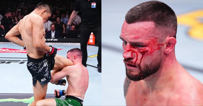 Taiyilake Nueraji Scores Controversial First-Round TKO Over Kiefer Crosbie - UFC Shanghai Highlights