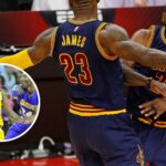 The former Cavaliers player says Kyrie Irving didn't allow LeBron James to "put his arm on his shoulders."