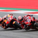 The strange nine-year Mark Marquez Hood was turned over to finally finish