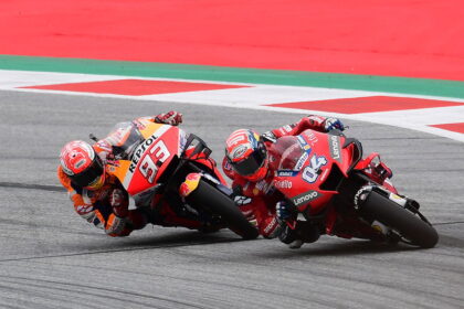 The strange nine-year Mark Marquez Hood was turned over to finally finish