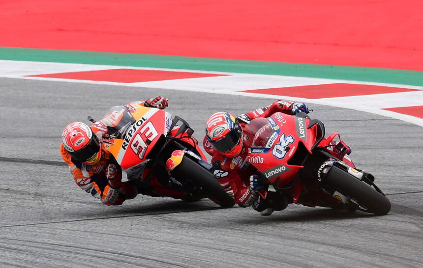 The strange nine-year Mark Marquez Hood was turned over to finally finish