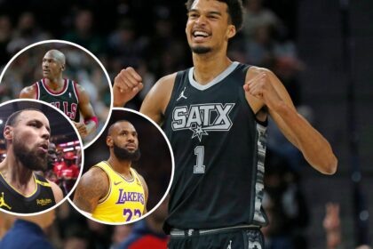 Victor Wembanyama has earned comparisons with Curry, James and Jordan from two MVPs