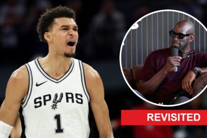 Victor Wenbanyama did something Kevin Garnett never saw before in his rookie season, "Moves of the Year."