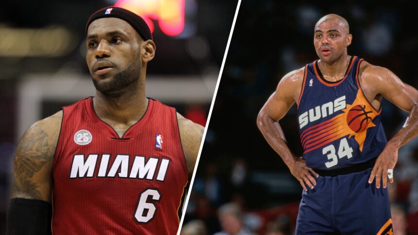 What Charles Barkley once said about whether he matched LeBron James with their prime numbers