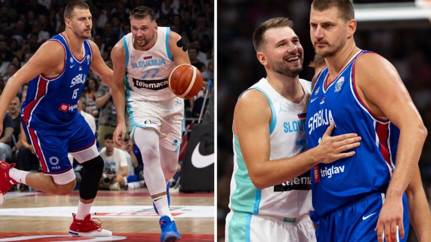 What happened in the Serbia vs Slovenia showdown between Nikola Dzókic and Luca Donsic, star wins with just 10 points