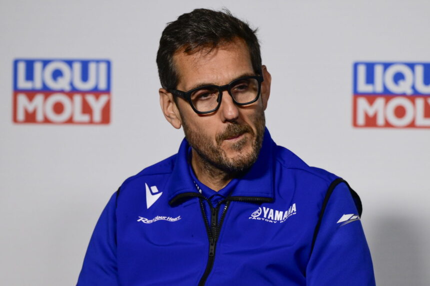 Yamaha "is very close" to the decision of the V4 MotoGP and "we are totally committed to it."