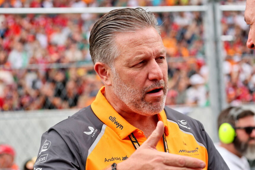 Zach Brown proved his McLaren idea shortly after "questioning a year ago"