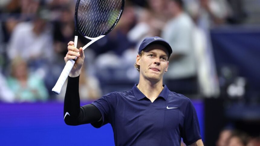No. 1 Jannik Sinner advances to the 2025 US Open Quarter Final