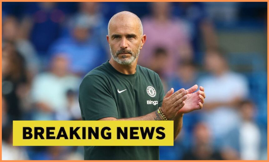 Chelsea manager Enzo Maresca