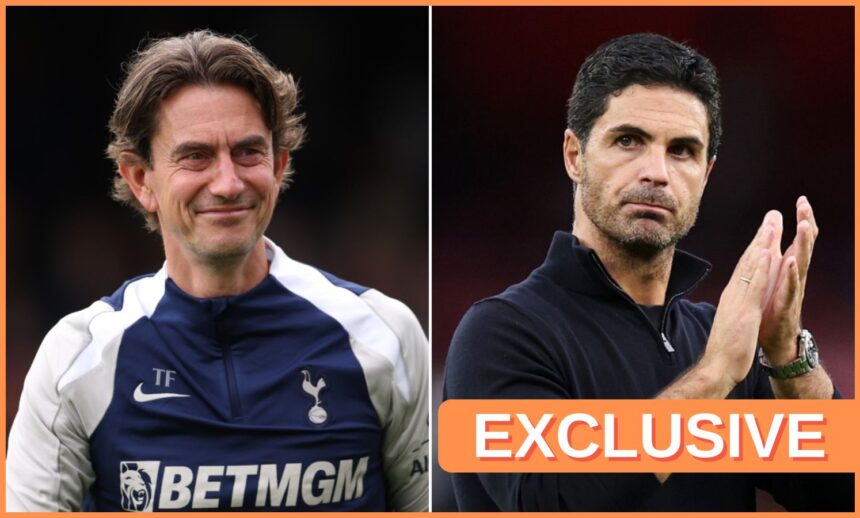 Thomas Frank and Mikel Arteta