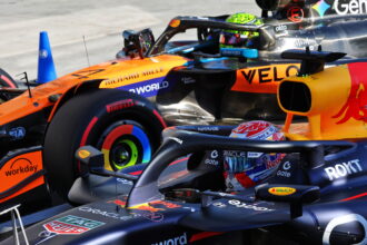 Verstappen and Norris will share the front row