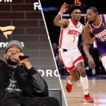 Amen Thompson can't contain his true feelings about playing with Kevin Durant on the Houston Rocket