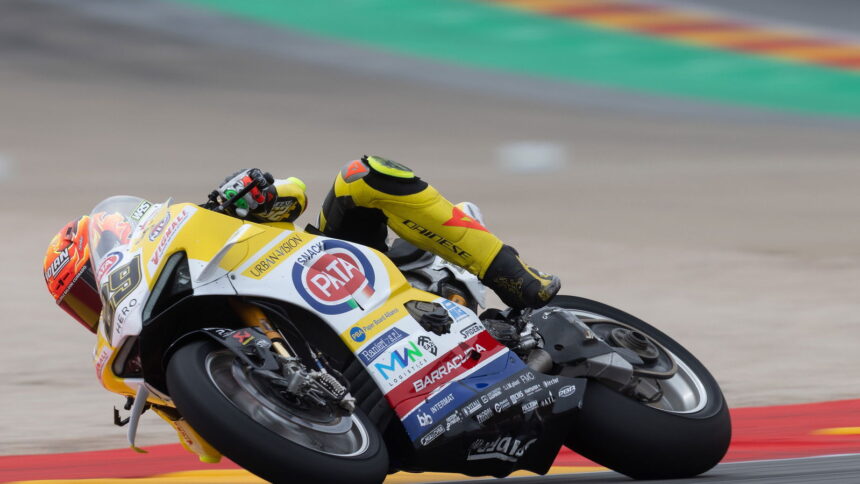 Andrea Iannone enjoys his Jonathan Rea Aragon Worldsbk battle: "He's taken a step forward."