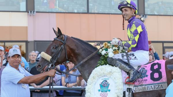 Baeza surpasses seven revenue figures, while Franco enters the top five of Equibase Leaderboard