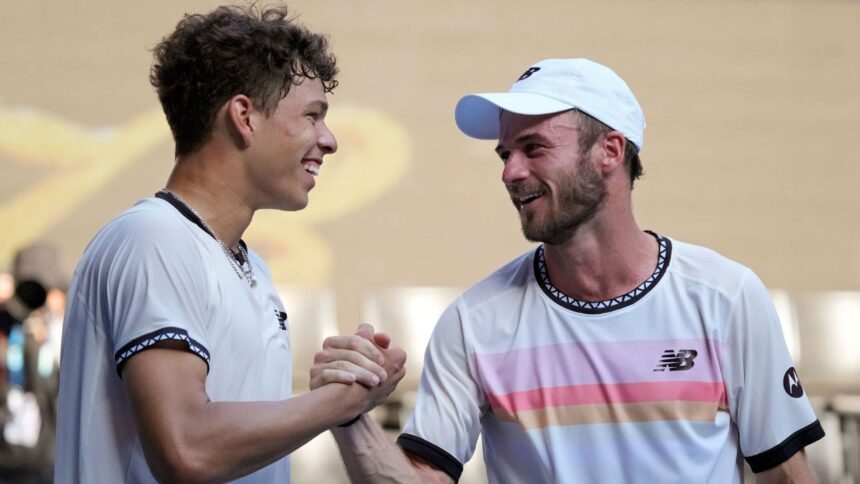 Ben Shelton, Miss Davis Cup match from Tommy Paul